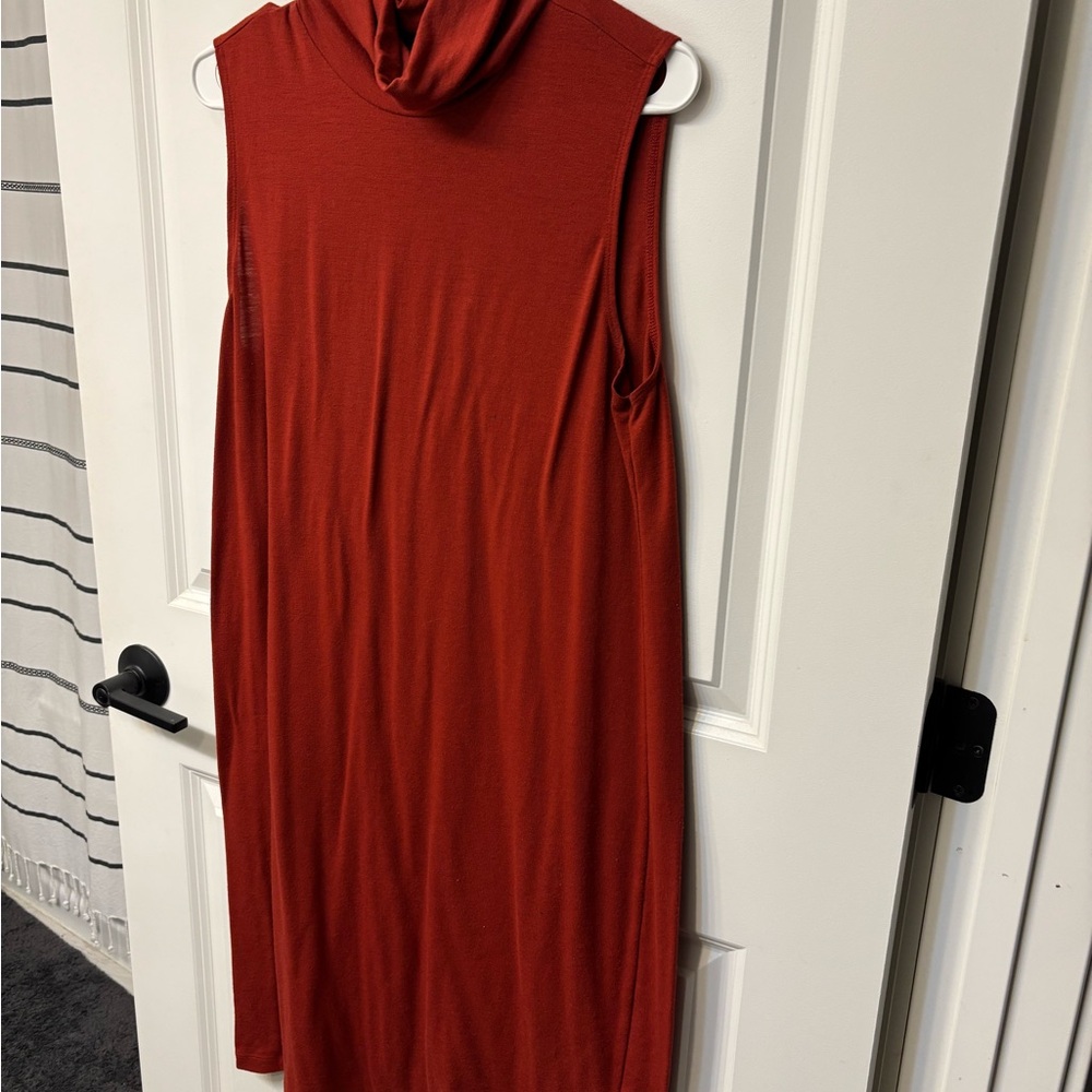 Old Navy Sleeveless Rust Colored Dress